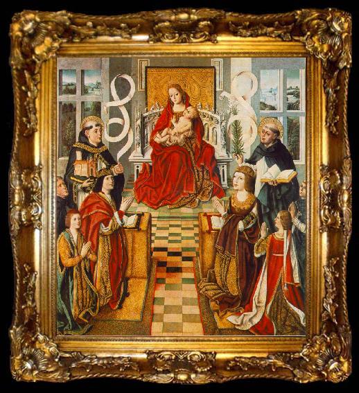 framed  GALLEGO, Fernando Madonna of the Catholic Kings sdg, ta009-2